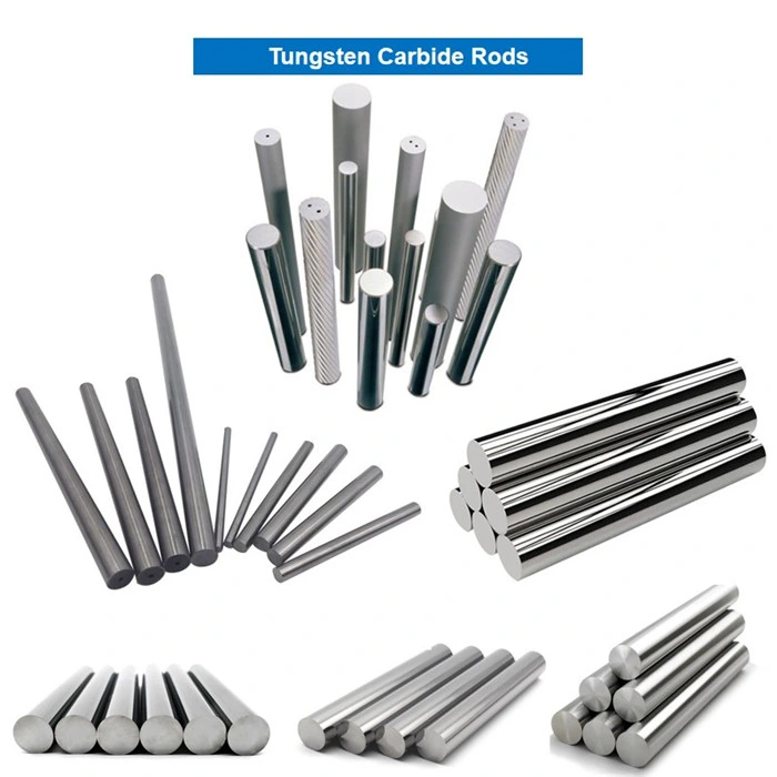 Yg6 H6 Tungsten Carbide Rods/Round Bars for Metal Working Tools, End Mills, Drill Bits, Milling Cutters